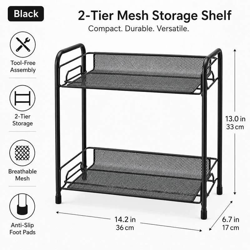 Double Layer Countertop Rack price